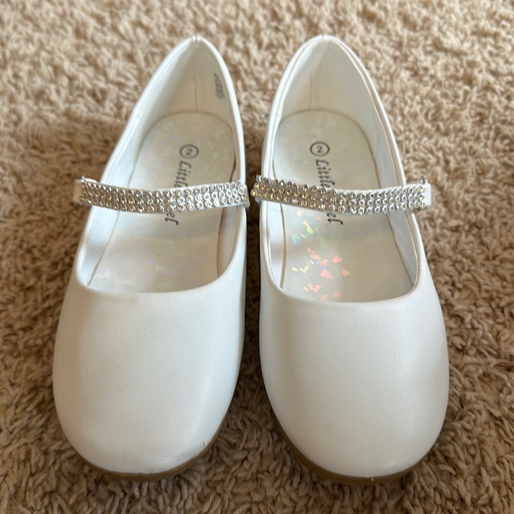 Little girl dress shoes worn Once- Excellent Condition